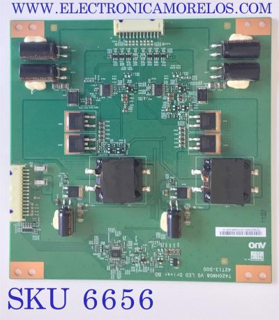 LED DRIVER PARA TV TOSHIBA / NUMERO DE PARTE 55.42T15.D01 / T420HW08 / 5542T15D01 / 42T13-D00 / PANEL T546HF01 V.0 XXXXG / MODELO 42SL417U